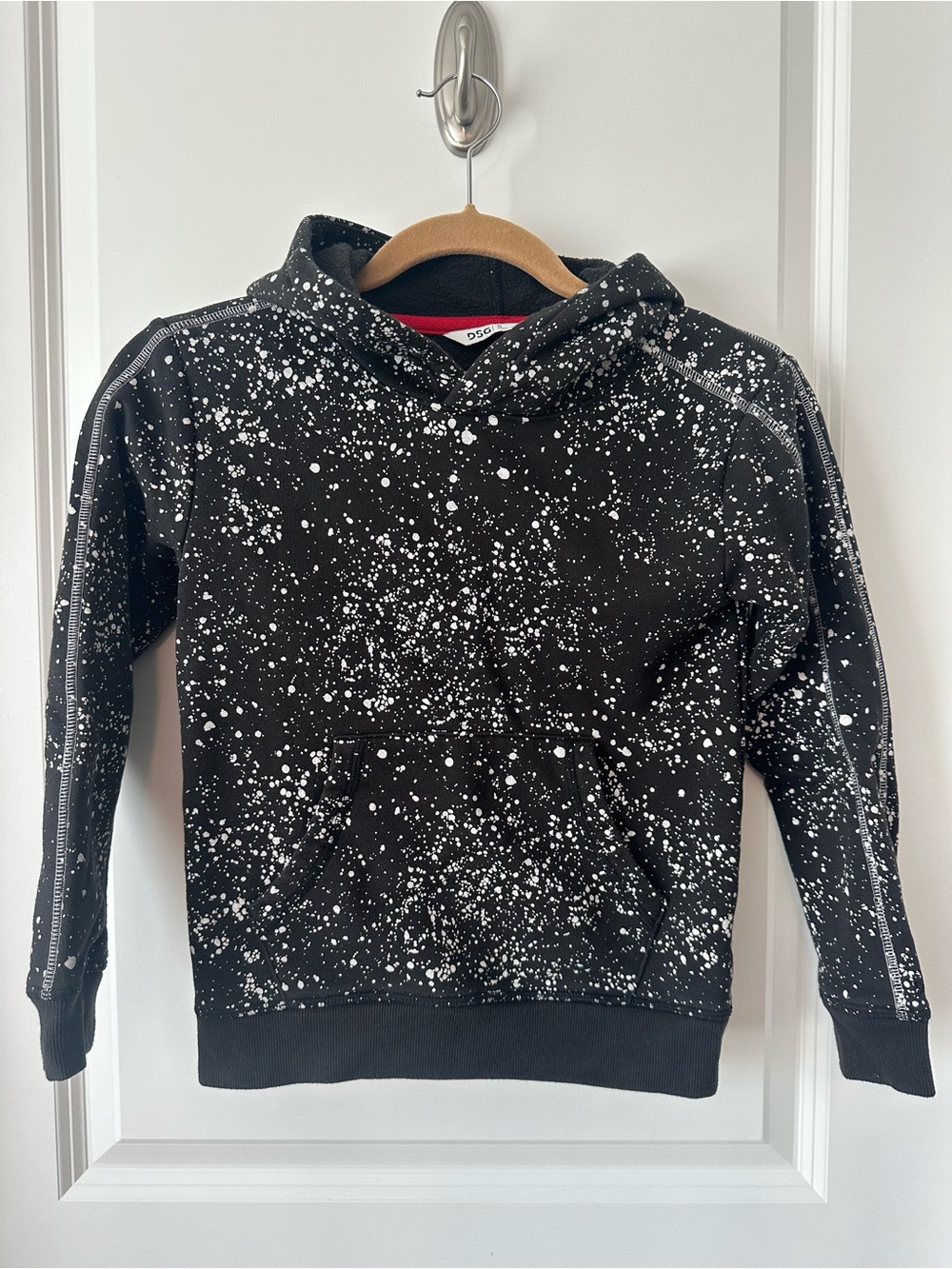 DSG Black & White Splatter Hoodie